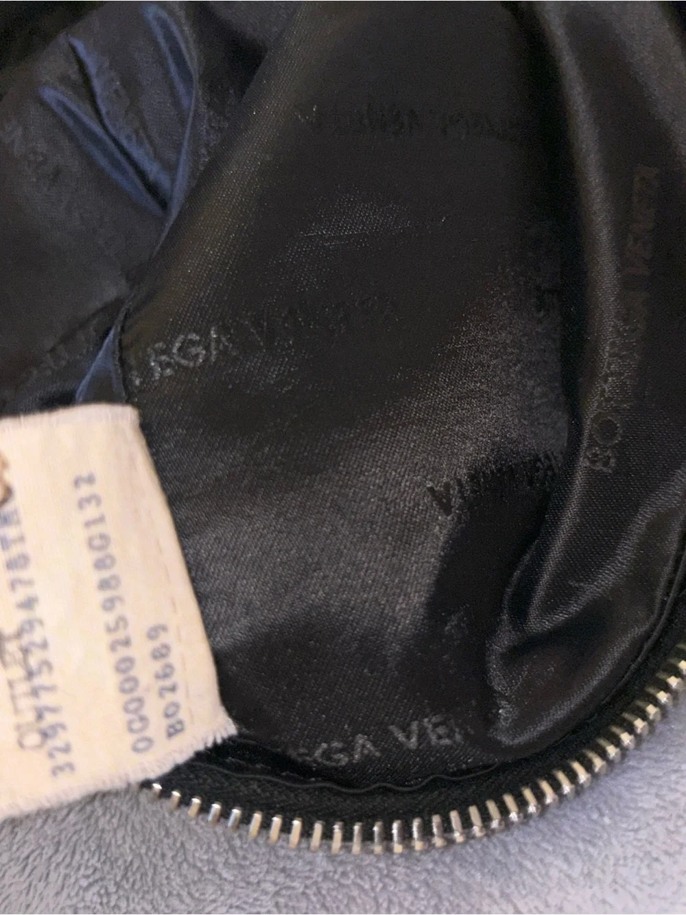 Bottega Veneta Red and Black Leopard Print toiletry pouch with Coa